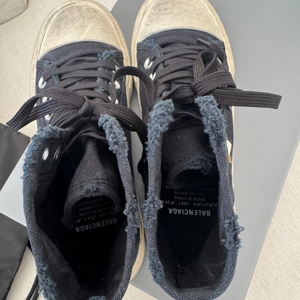 Balenciaga High Top Paris Sneakers - Picture 5 of 11